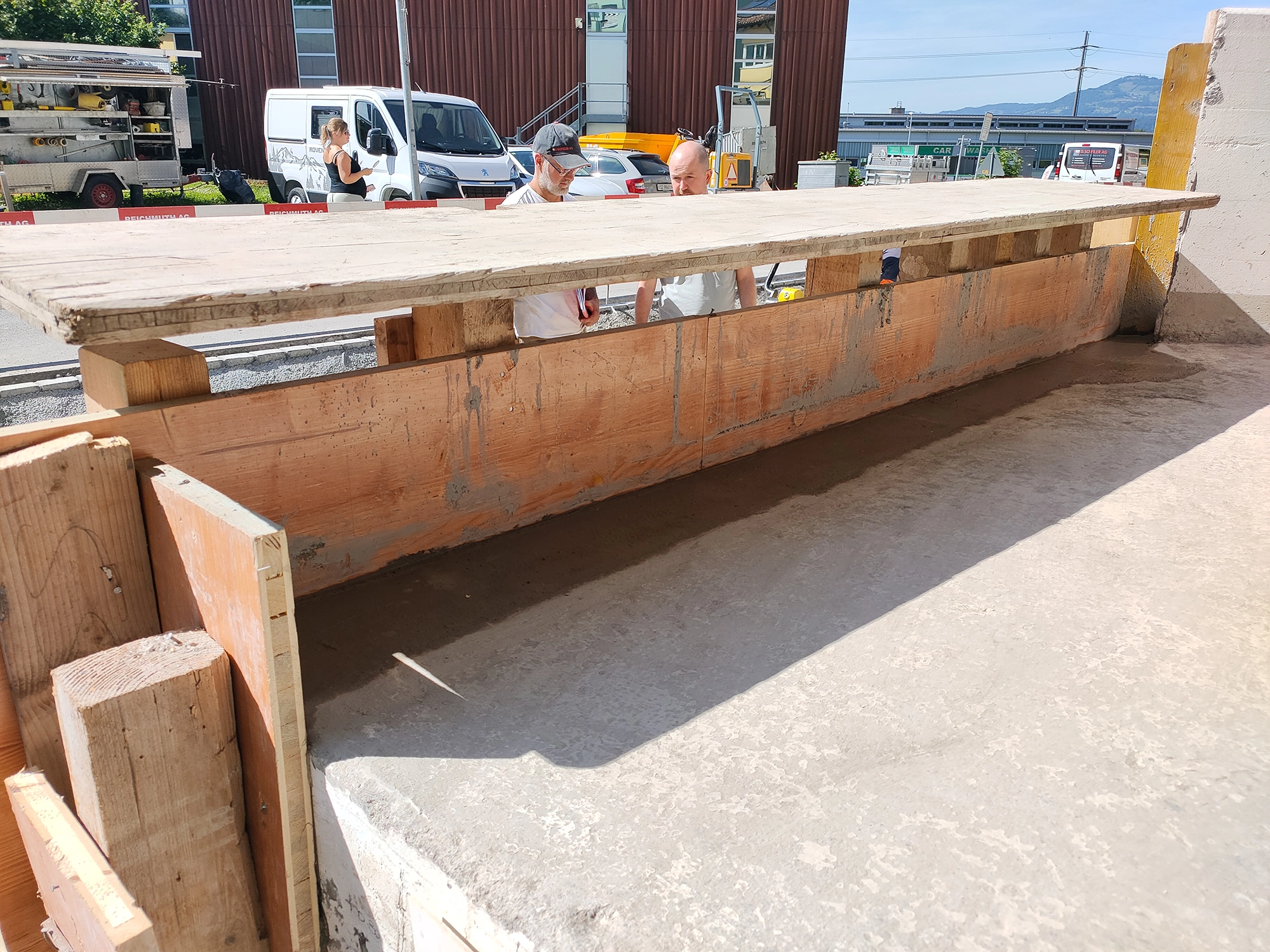AVIA Tankstelle Lachen Baustelle