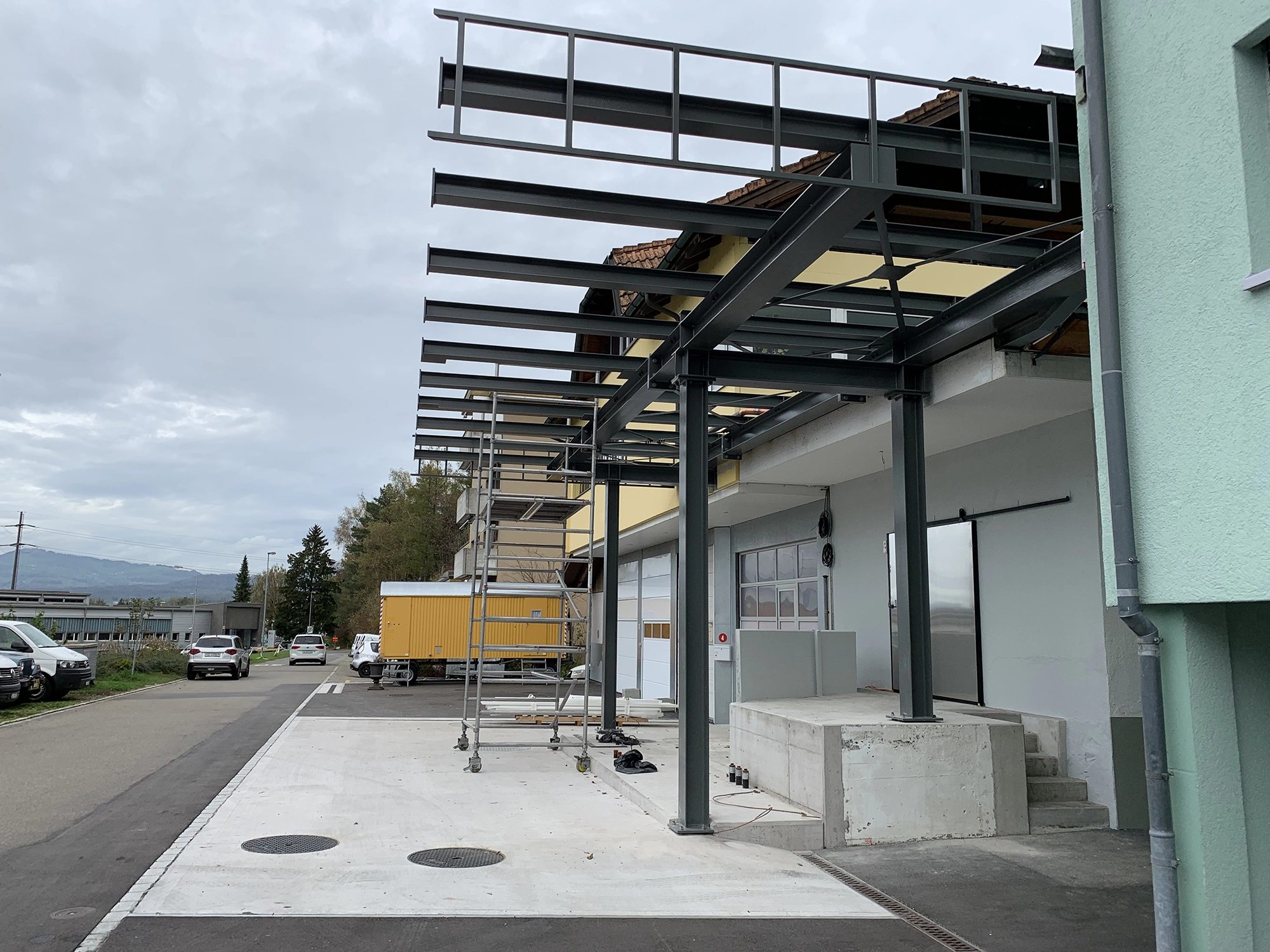 AVIA Tankstelle Lachen Baustelle