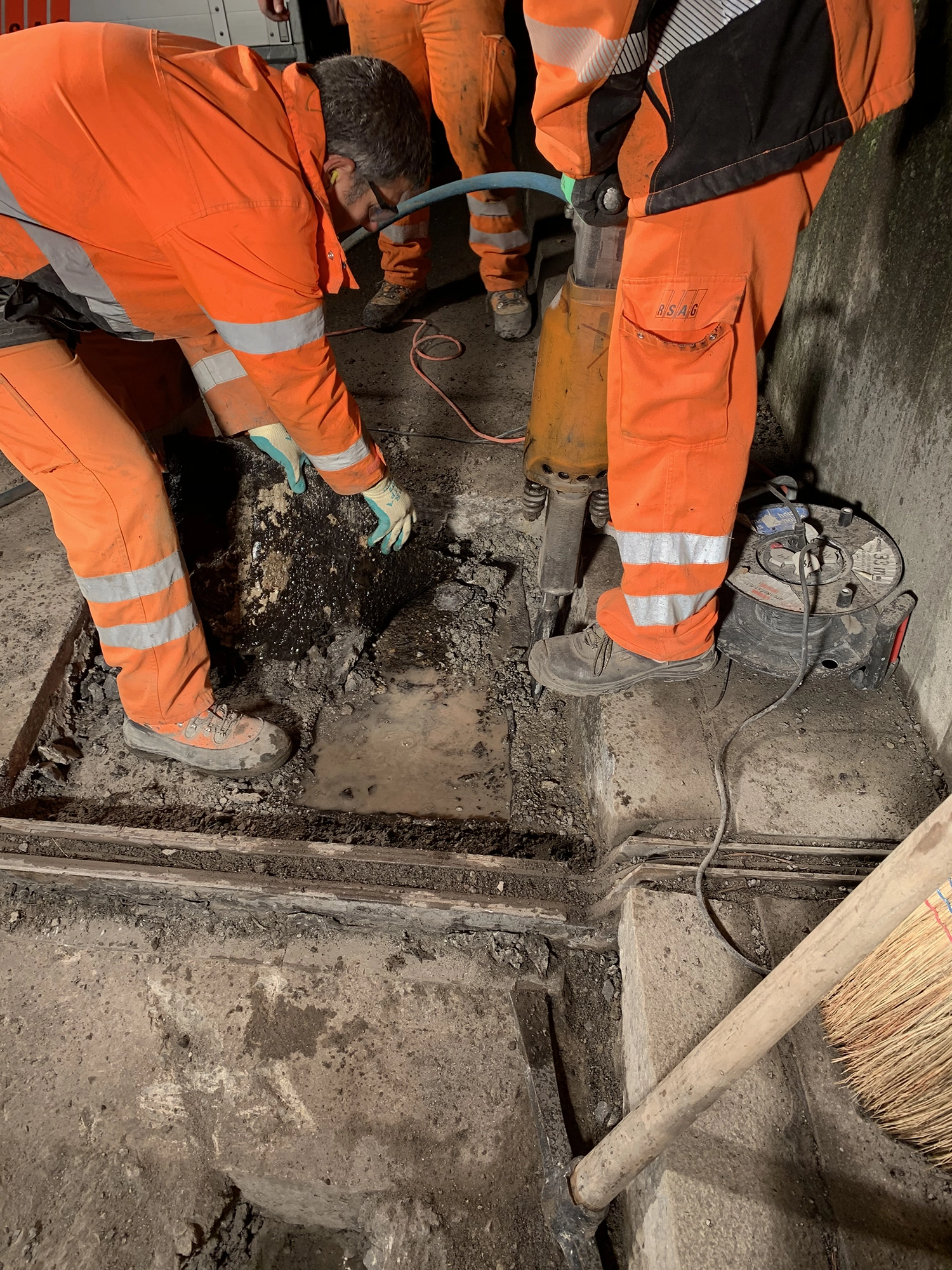 N01/40 Anschluss Letten Wasserwerkstrasse Baustelle