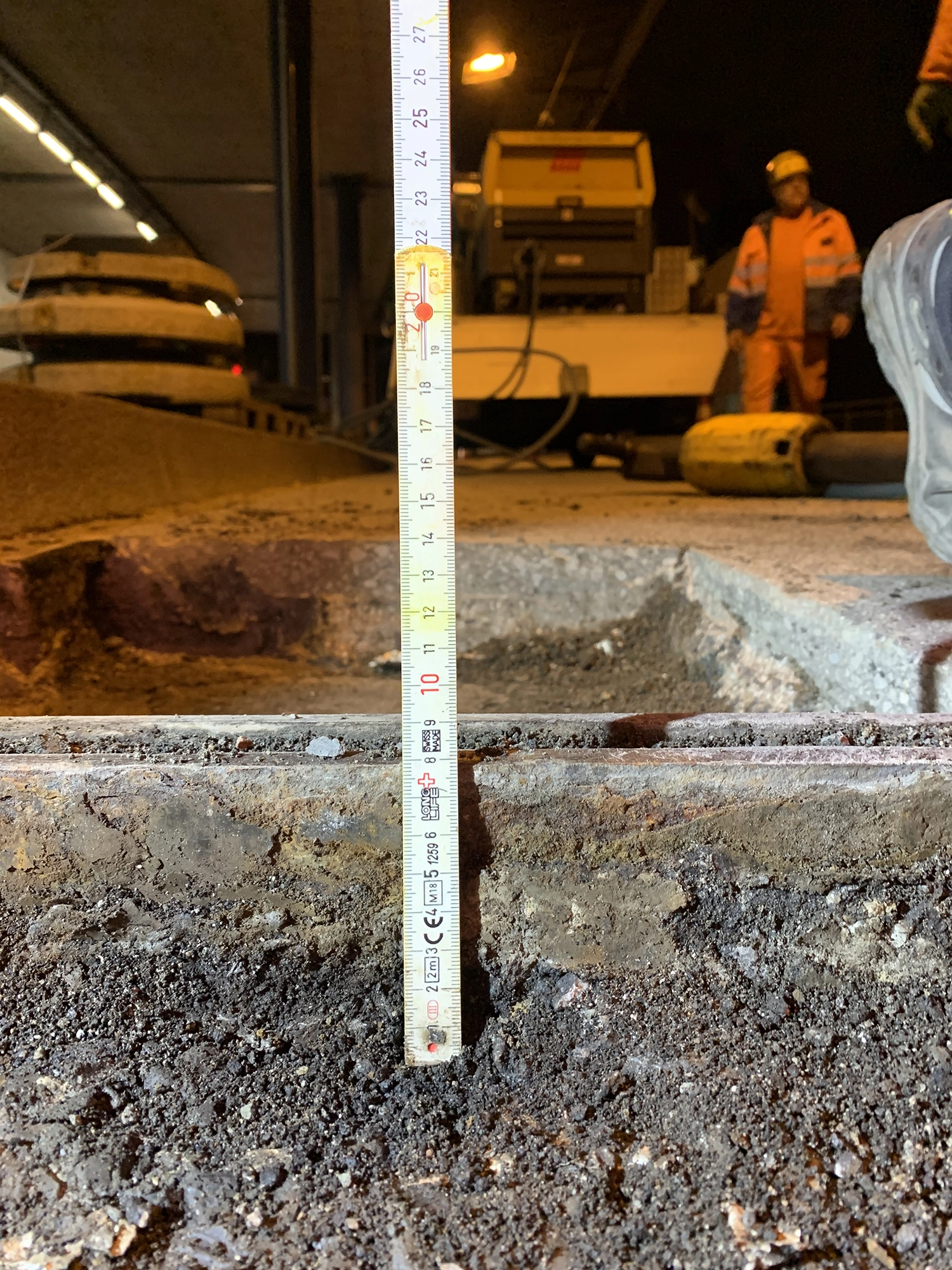 N01/40 Anschluss Letten Wasserwerkstrasse Baustelle Messung