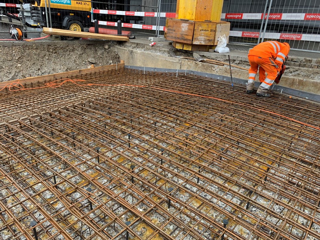 Crewtunnel Flughafen Zürich Baustelle