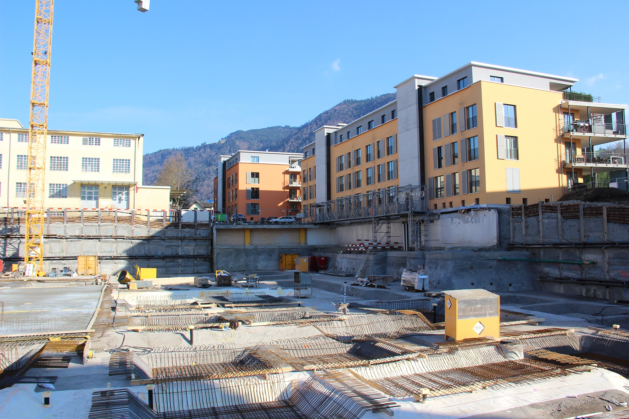 Überbauung Rüttimann-Areal Baustelle