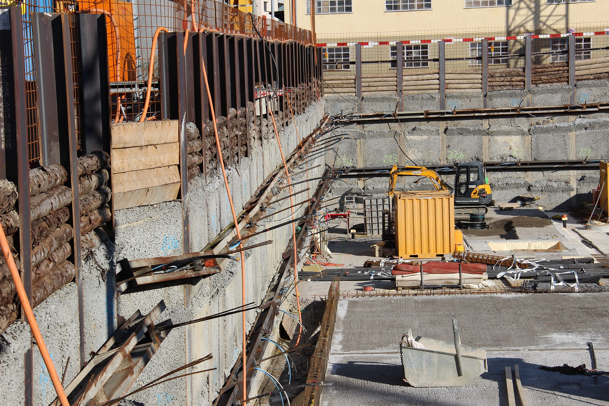 Überbauung Rüttimann-Areal Baustelle
