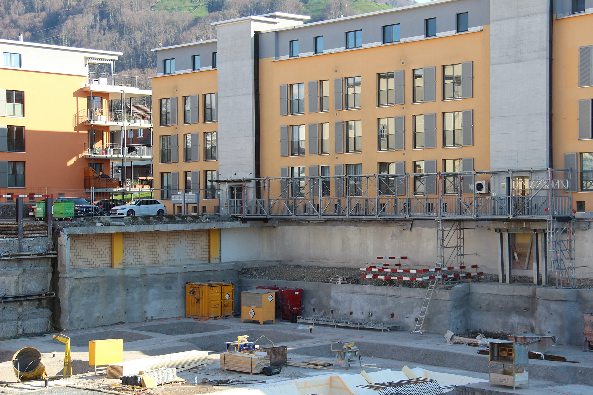 Überbauung Rüttimann-Areal Baustelle