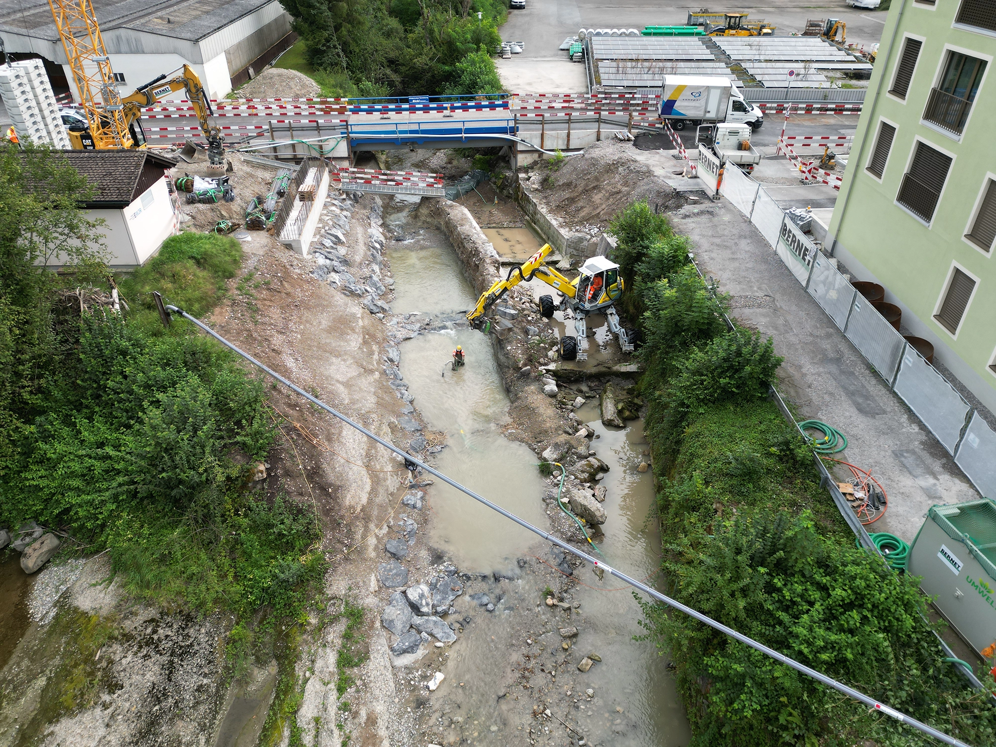 Sanierung und Neugestaltung Holzwiesstrasse, Rapperswil-Jona Baustelle