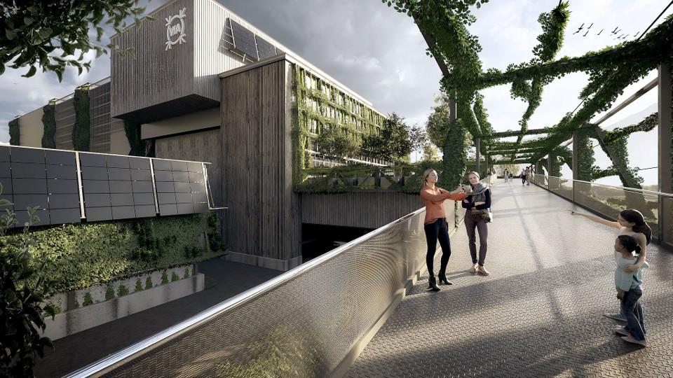 Neubau Kehrichtverwertungsanlage Buchs SG Visualisierung