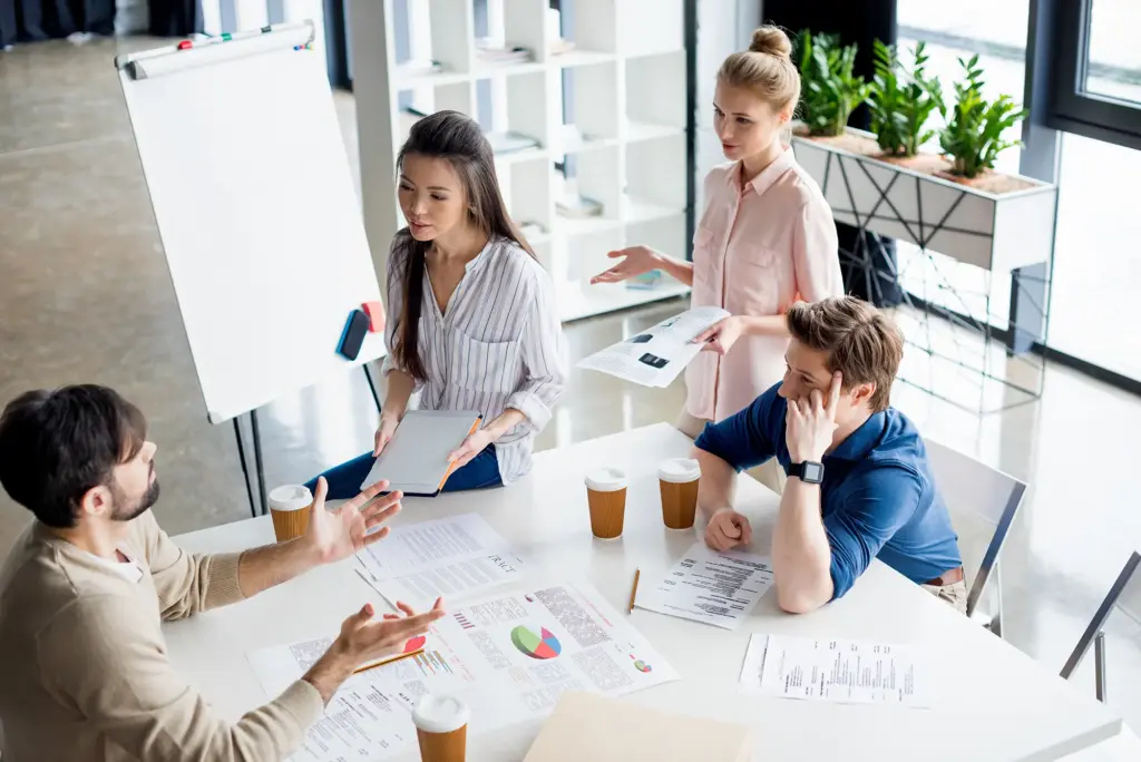 Gruppe junger Businessleute